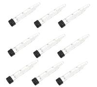 Gadpiparty Tubes à Centrifuger Coniques avec Bouchon à Vis, Intérieure Lisse Lot de 10 en Verre de 15 Ml et Haute Fiabilité pour Stockage D'échantillons en Analyse Chimique