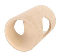 Gadpiparty Tunnel Hamster Bambou Naturel Tube Caché Multifonction pour Hamsters Cochons Chinchillas Abri pour Jeux et Repos Accessoire Cage
