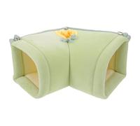 Gadpiparty Tunnels et Tubes pour Petits Animaux : hamac-Tunnel pour Lapin, nid en Angle Droit pour Hamster, cachette Douce pour Sommeil de Rats, Souris, furets et écureuils