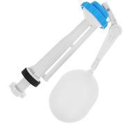 Gadpiparty Valve de remplissage de toilettes en plastique - Flotteur de rechange pour réservoir de toilettes - Valve d'entrée côté gauche - Résistant à l'usure - Accessoire de salle de bain