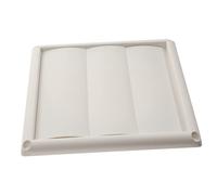 Gadpiparty Vent Cover Portable Pour Échappement De Sécheuse Couvercle De Vent Louvered Pour Mur Externe Avec Moustiquaire Anti-insectes Adapté Aux Tubes De Tube Arrière