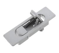 Gadpiparty Verrou de porte d'armoire avec bouton poussoir Loquet de poche pour panneau électrique Serrure de porte pour armoires à outils Loquet à gâchette en métal Convient