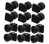 Gadpiparty Vis De Montage en Rack M6x16 Cm 50 Pièces Écrous Cage pour Armoire Serveur, Fixation Rapide, Acier Noir, pour Installation Réseau Professionnelle