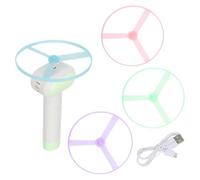 Gadpiparty Volant pour Chat Rechargeable Rotatif en Plastique Vert Clair | Stimule Curiosité et Instinct de Chasse, Design Portable à Main, pour Chats et Chatons, Usage Intérieur