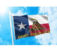 Gadsden Texas Gadsden Ne Me Marchez Pas Dessus Drapeaux De Maison 90X150Cm Suspendre Drapeau Avec Œillets Bannière De Jardin Pour Décoration Intérieure Ferme
