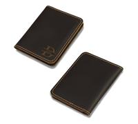 Gaehsmide Portefeuille personnalisé avec blocage RFID pour homme - Portefeuille en cuir à deux volets avec photo pour papa, mari, cadeau d'anniversaire, de Noël, de Saint-Valentin, Pas de RFID