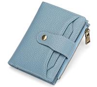 GAEKEAO Petit Portefeuille Femme Blocage RFID, Porte Monnaie Femme Court Portefeuilles avec Fentes pour Cartes Multiples et Fermeture à Glissière, Idee Cadeau Femmes