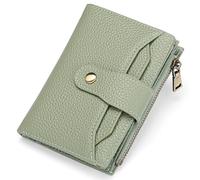 GAEKEAO Petit Portefeuille Femme Blocage RFID, Porte Monnaie Femme Court Portefeuilles avec Fentes pour Cartes Multiples et Fermeture à Glissière, Idee Cadeau Femmes