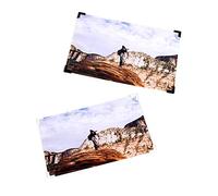 GAEKKO FotoGAEKKO - Lot de 32 coins photo autocollants - Pour photo et cartes postales - Coins adhésifs à suspendre et à coller au mur - Support mural pour cartes postales - Mur photo et collage photo