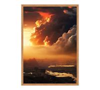 GAEKKO Tableau mural avec cadre photo « Was wäre wenn ? » - 60 x 90 cm