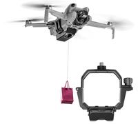 GAEKOL Mini 4 Pro Système de charge utile Airdrop activée par LED auxiliaire, charge utile/anneau de mariage, dispositif de livraison d'appâts de pêche pour DJI Mini 4 Pro