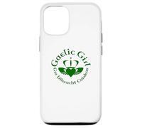 Gaelic Girl GRA, Dilseacht, Cairdeas Claddagh Roundel Coque pour iPhone 12/12 Pro