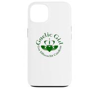 Gaelic Girl GRA, Dilseacht, Cairdeas Claddagh Roundel Coque pour iPhone 13