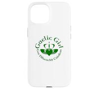 Gaelic Girl GRA, Dilseacht, Cairdeas Claddagh Roundel Coque pour iPhone 15