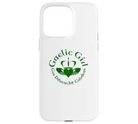 Gaelic Girl GRA, Dilseacht, Cairdeas Claddagh Roundel Coque pour iPhone 15 Pro Max