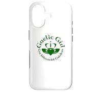Gaelic Girl GRA, Dilseacht, Cairdeas Claddagh Roundel Coque pour iPhone 17