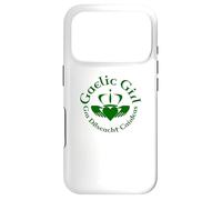 Gaelic Girl GRA, Dilseacht, Cairdeas Claddagh Roundel Coque pour iPhone 17 Pro