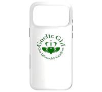 Gaelic Girl GRA, Dilseacht, Cairdeas Claddagh Roundel Coque pour iPhone 17 Pro Max