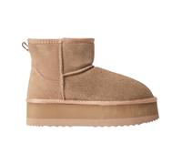 Gaëlle Paris - Bottes Eskimo en fourrure avec strass - Femme - Chaussures - Brun - Taille: 38 EU