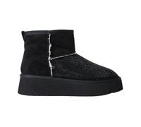 Gaëlle Paris - Bottes Eskimo en fourrure avec strass - Femme - Chaussures - Noir - Taille: 35 EU