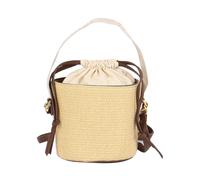 Gaëlle Paris - Mini Sac Seau avec Anse Jacquard - Femme - Sacs - Beige - Taille: ONE Size
