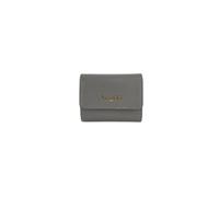 Gaelle Paris Petit portefeuille avec logo en métal GAACW01212 plomb, gris, S, Contemporain