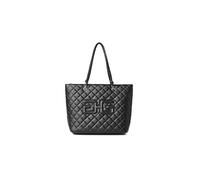 Gaelle Paris Sac à bandoulière matelassé 42 x 28 x 12 cm Similicuir noir avec fermeture éclair