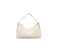 Gaëlle Sac à Bandoulière en Cuir, Blanc Ivoire avec Détails Or