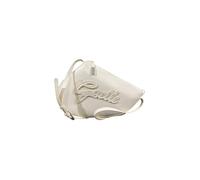 Gaëlle Sac à bandoulière en cuir synthétique, couleur blanche, design avec logo en relief