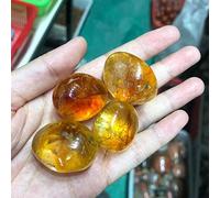 GAENZA Pierres en Citrine polies Naturelles, Cristaux en Vrac, Quartz, Pierres précieuses brutes, décoration d'aquarium, Cadeau PEIQIYIN Spécimen minéral de Pierre (Color : One Size, Size : 200-300g)