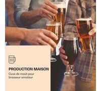 Gärkeller Pro cuve de Fermentation 15 litres Vanne de vidange de la levure Acier inoxydable 304