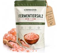 Gärmeister Sel de fermentation 900 g - Sel cristal de l'Himalaya grossier 1 | Sel cristal rose sans additifs - Grain grossier de 1 à 2 mm pour fermentation, mise en place et fabrication de saumure