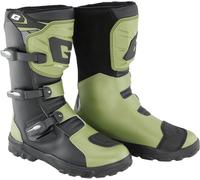 Gaerne Adventure Aquatech Bottes de moto imperméables, noir/vert, Taille 42