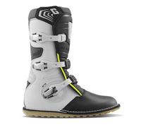 Gaerne Balance Pro Tech Bottes de motocross, Blanc/Noir/Jaune, Taille 45
