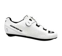 Gaerne G Tuono Chaussures de Cyclisme de Route Haute Performance avec Semelle Rigide, Fermeture à Cadran sécurisé et Ajustement ventilé Blanc Mat Taille 47