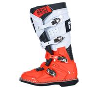 Gaerne GX-1 Goodyear Bottes de motocross, blanc-orange, taille 39 pour homme