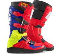 Gaerne GX-1 Evo Multi, Bottes 48 EU Rouge/Bleu/Jaune Rouge/Bleu/Jaune