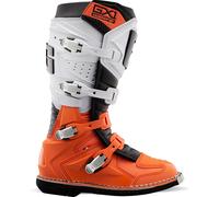 Gaerne GX-1 Goodyear Bottes de motocross, blanc-orange, taille 46 pour homme