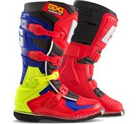 Gaerne GX-1 Goodyear Bottes de motocross, rouge-jaune, taille 45 pour homme