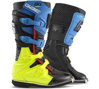 Gaerne GX-J, bottes enfants 37 EU Noir/Bleu/Jaune Néon Noir/Bleu/Jaune Néon