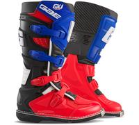 Gaerne GX-J Bottes Motocross pour enfants, blanc-rouge-bleu, taille 34 pour des gamins