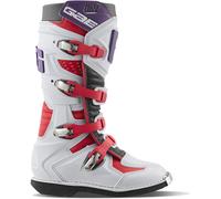 Gaerne GX-J Bottes Motocross pour enfants, blanc-rouge, taille 37 pour des gamins