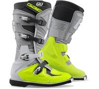 Gaerne GX-J Bottes Motocross pour enfants, gris-jaune, taille 39 pour des gamins
