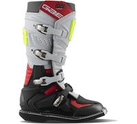 Gaerne GX-J Bottes Motocross pour enfants, noir-gris-rouge, taille 37 pour des gamins