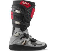 Gaerne GX1 Evo Bottes de motocross, Gris/Rouge, Taille 42