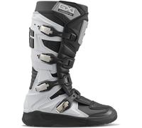 Gaerne GX1 Evo Bottes de motocross, Noir/Blanc/Gris, Taille 39
