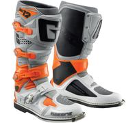 Gaerne SG-12 Bottes de motocross, Gris/blanc/orange, Taille 41