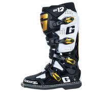 Gaerne SG-12 Luxe, Bottes 41 EU Noir/Blanc/Or Noir/Blanc/Or