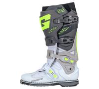 Gaerne SG-22 Bottes de motocross, gris-blanc, taille 45 pour homme