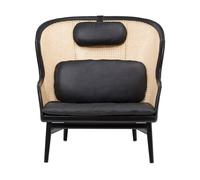 Gärsnäs Fauteuil Dandy Hêtre-sv paris-tärnsjö cuir noir